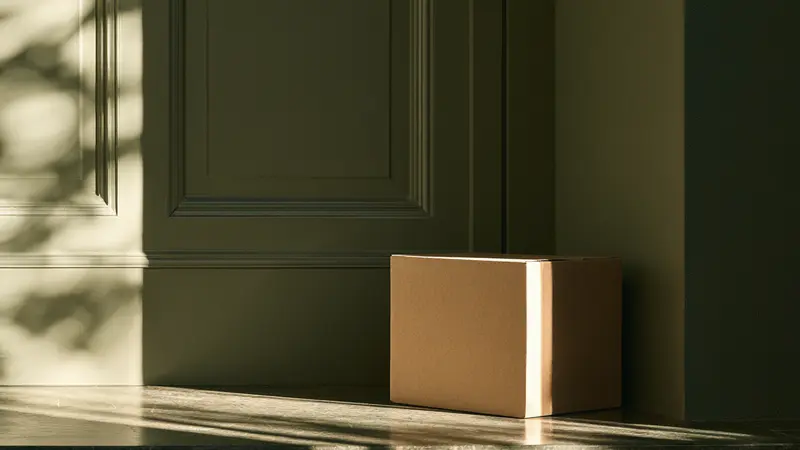 A package on a doorstep