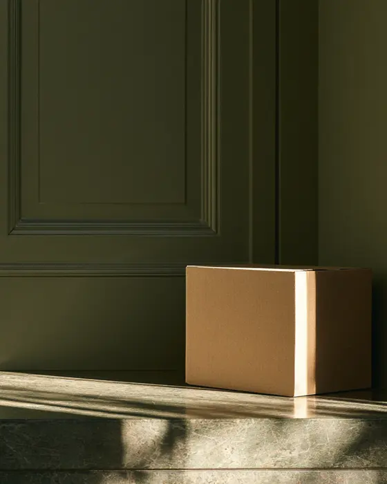 A package on a doorstep